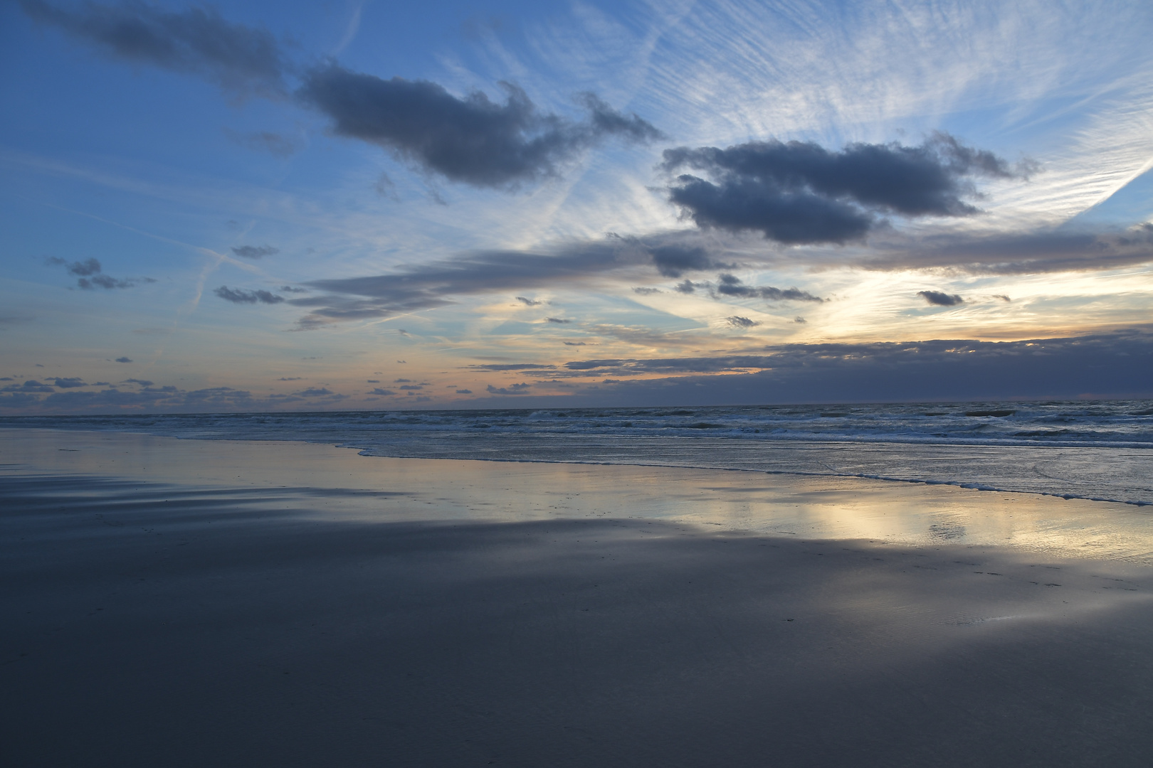 Abends am Strand