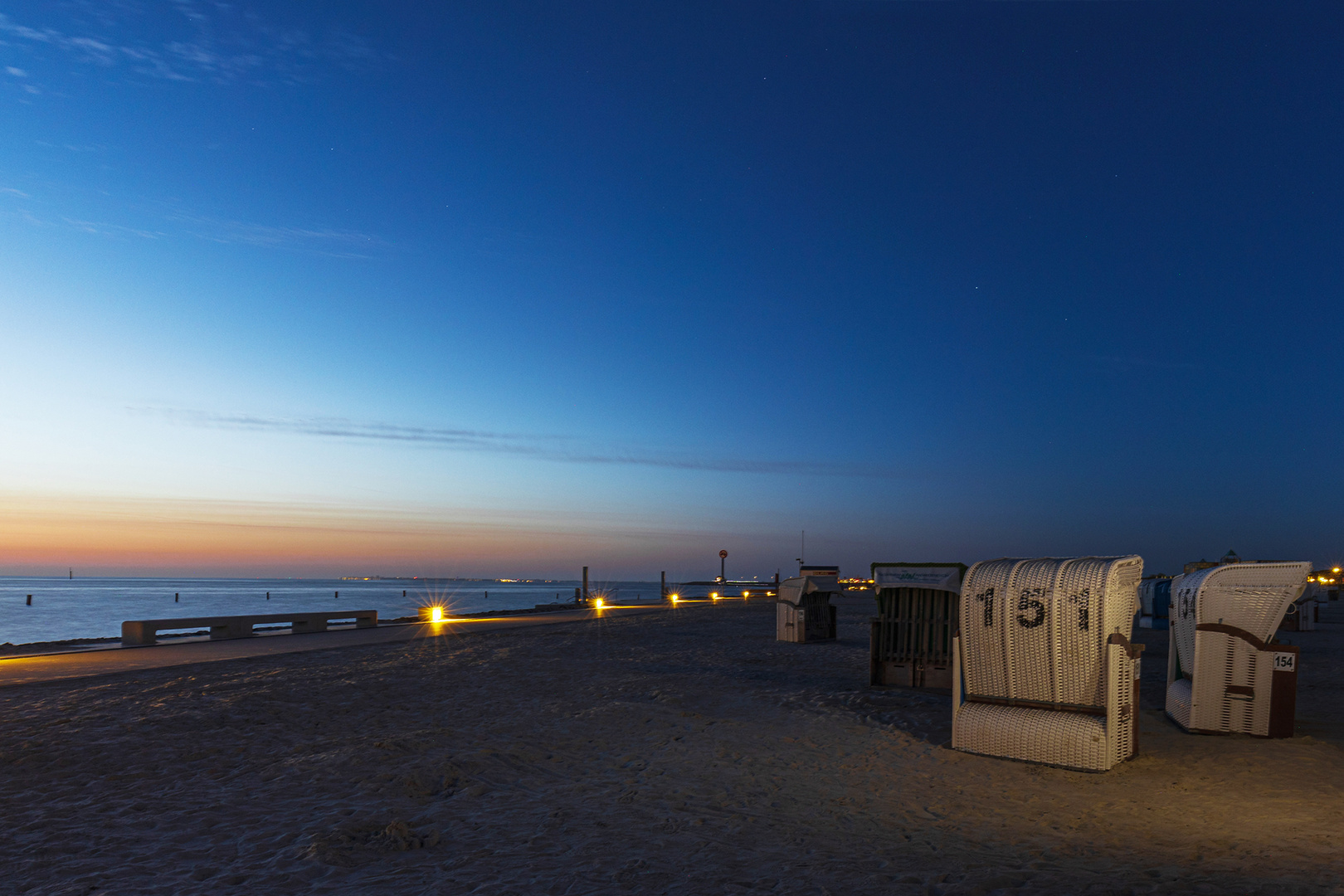 Abends am Strand