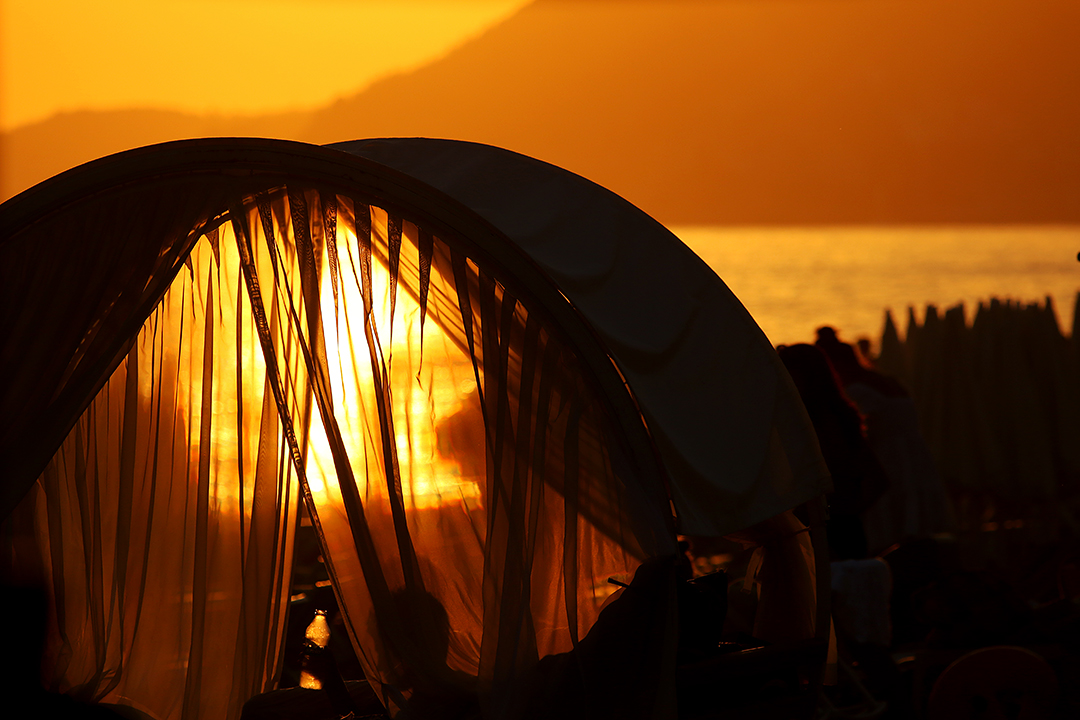 Abends am Strand