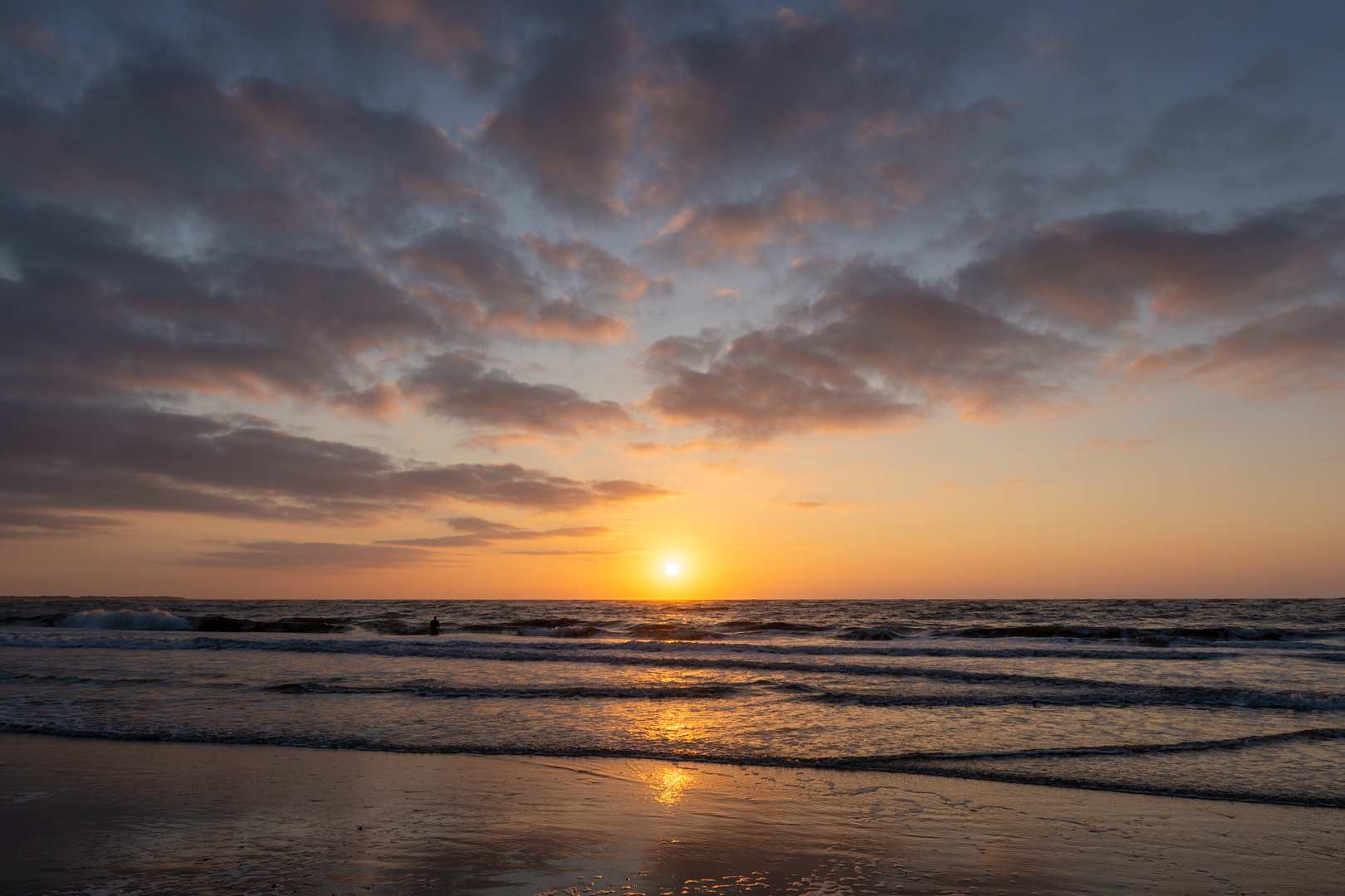 Abends am Strand