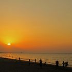 Abends am Strand