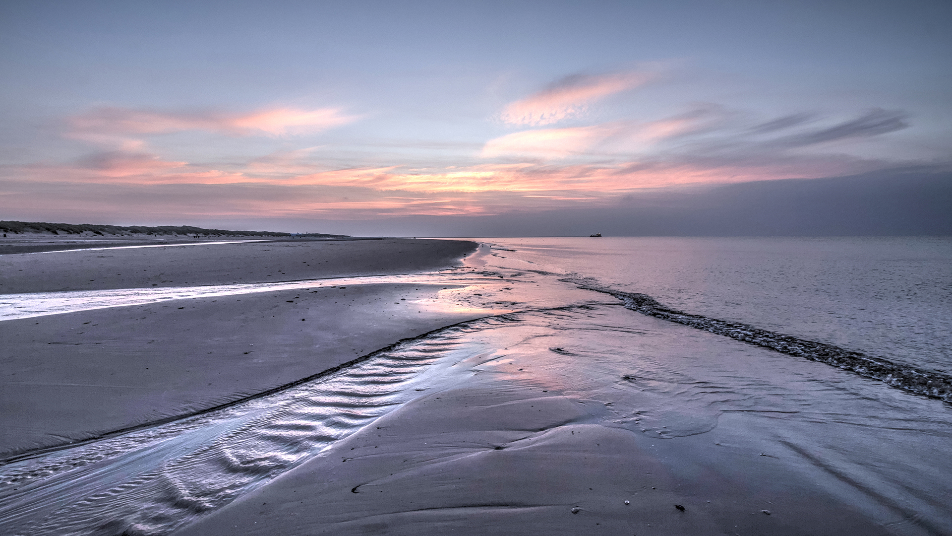 Abends am Strand