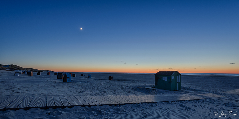 Abends am Strand