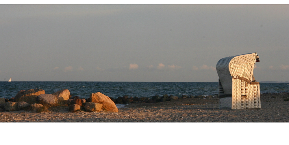 Abends am Strand