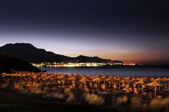 " abends am Strand "