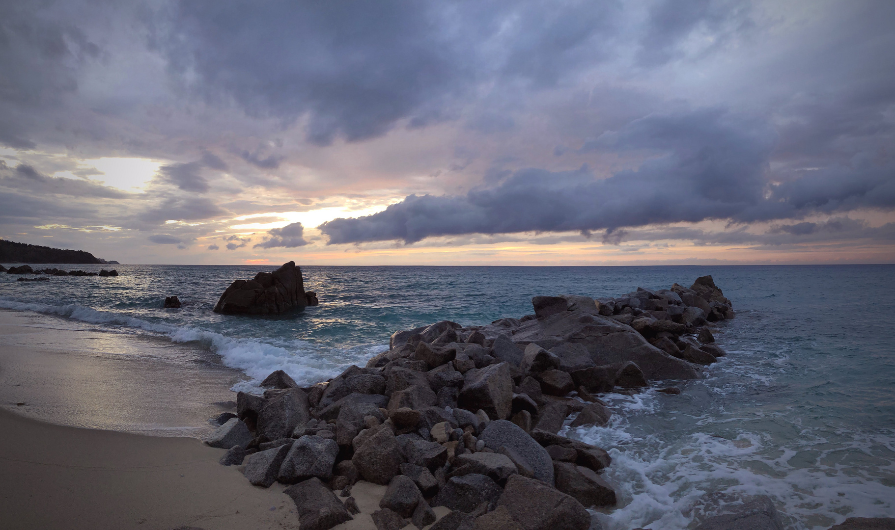 Abends am Strand