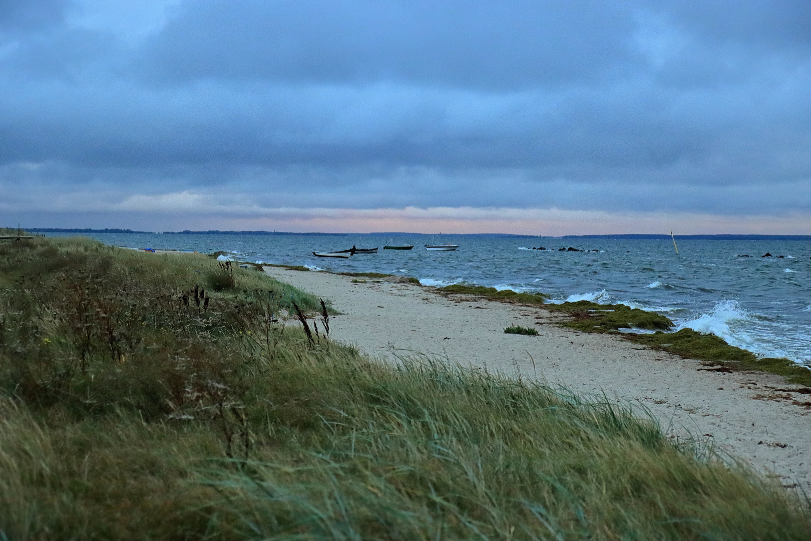 ...Abends am Strand...