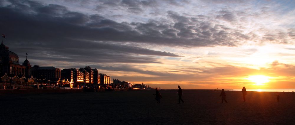 Abends am Strand