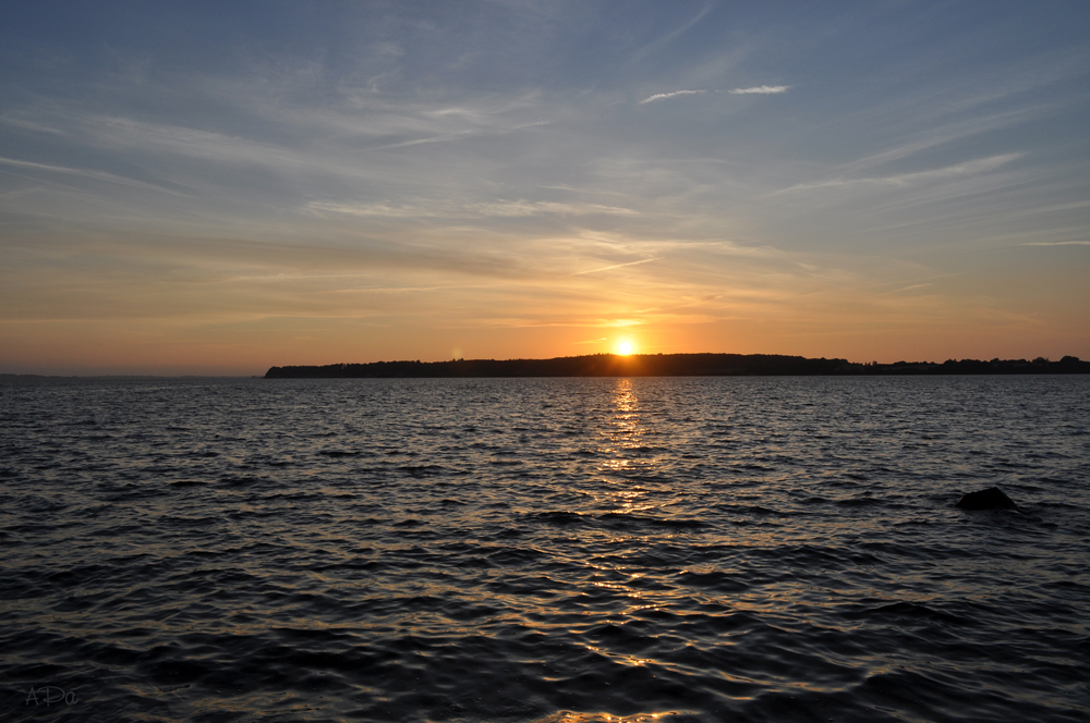 Abends am Strand