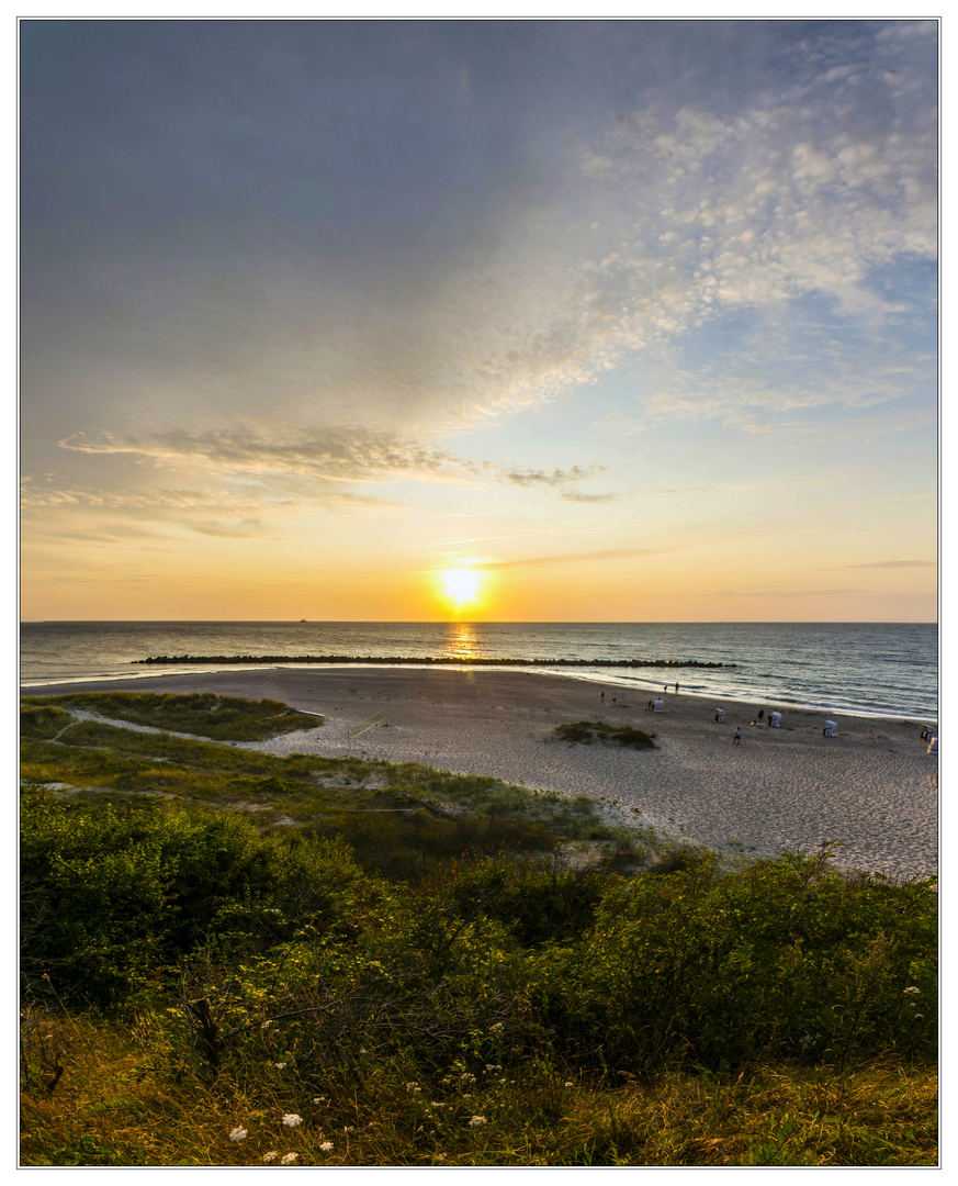 Abends am Strand