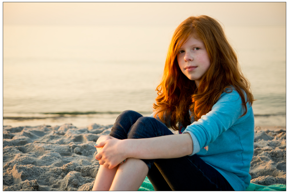 Abends am Strand