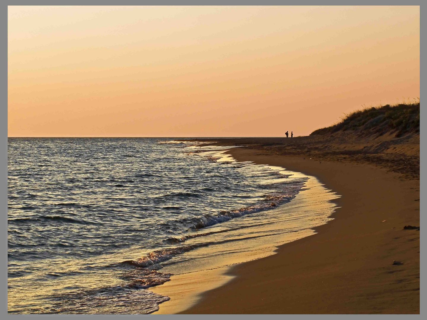 Abends am Strand