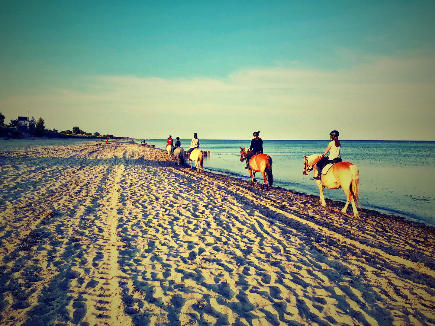 Abends am Strand