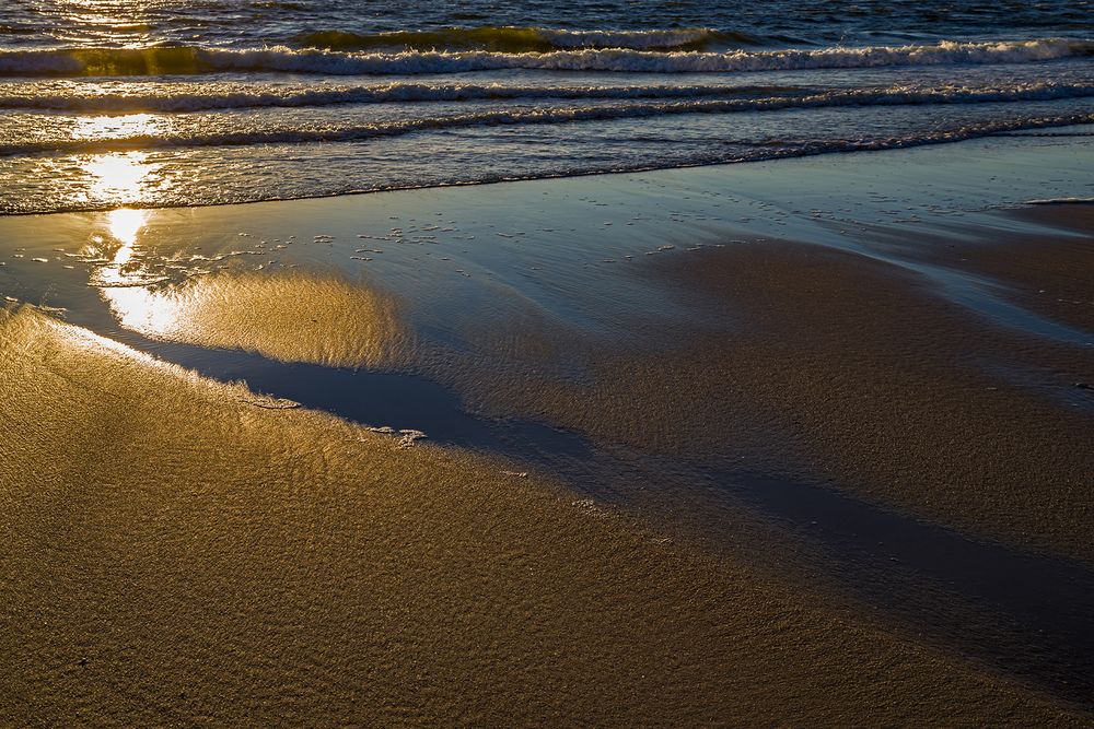 Abends am Strand in Westerland, Sylt