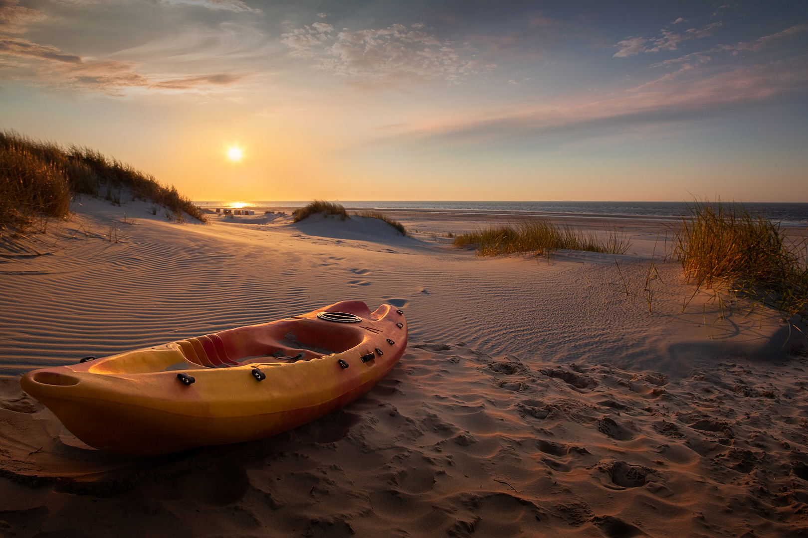 Abends am Strand meiner Träume