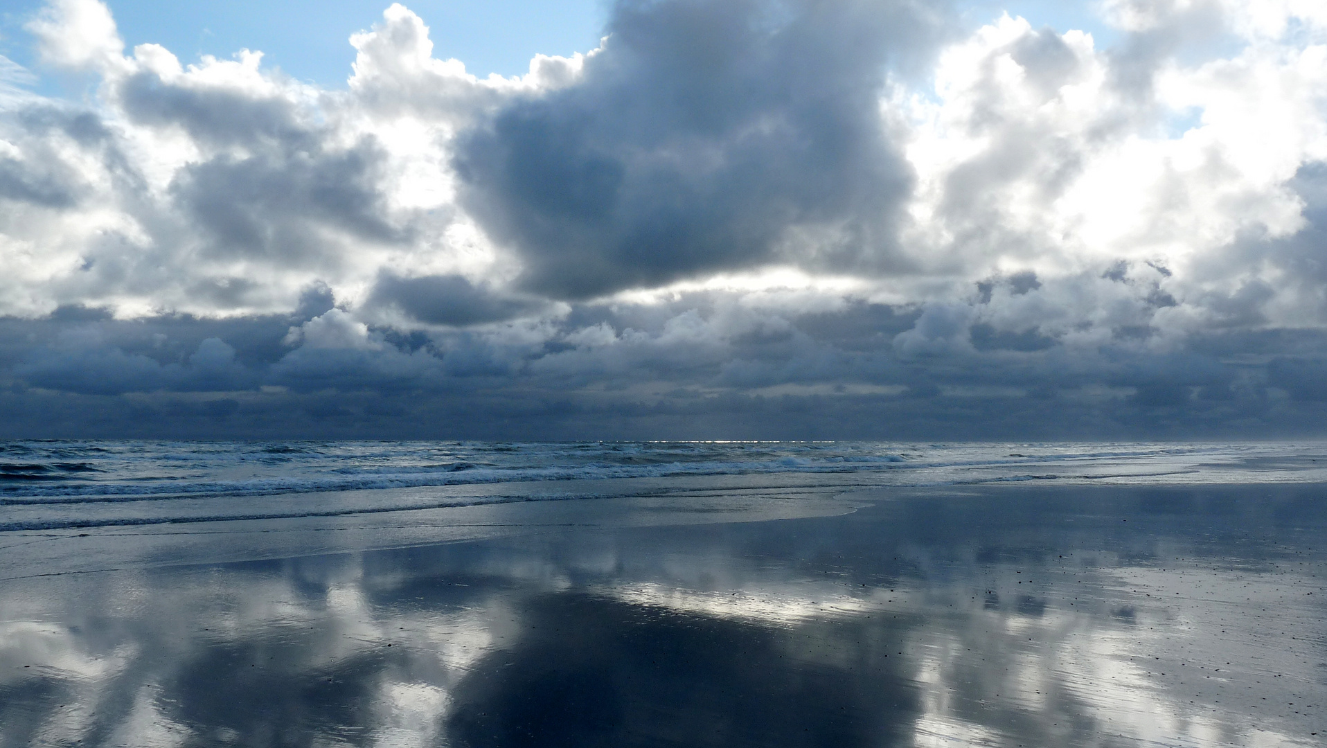 Abends am Strand um 19:30 Uhr