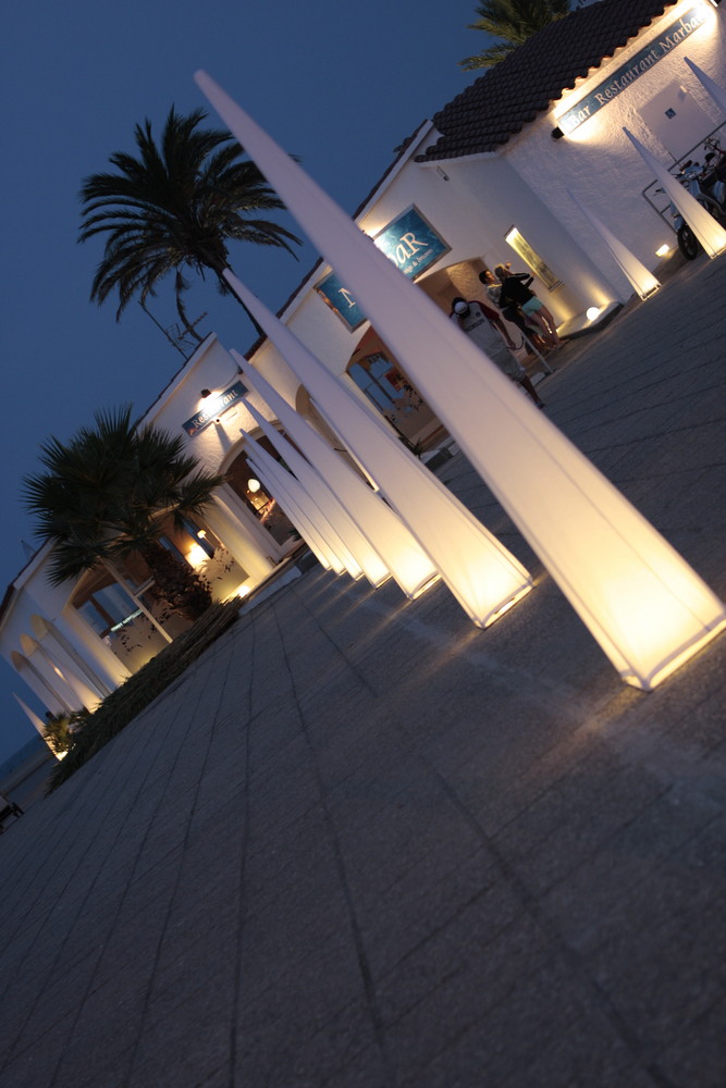 Abends am Strand von Ampuriabrava