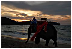 Abends am Strand von Bang Tao