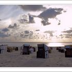 Abends am Strand von Borkum