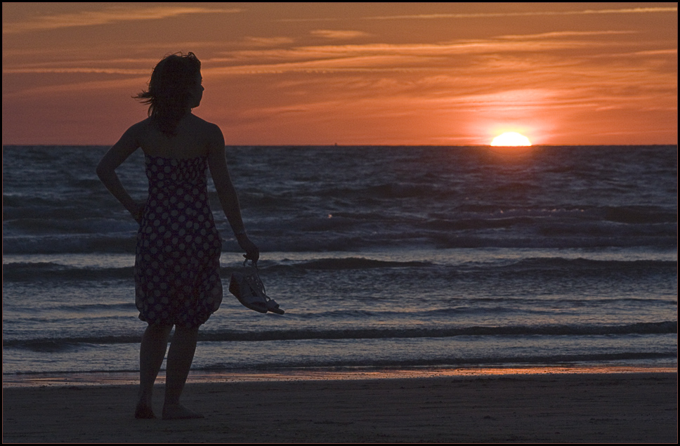 Abends am Strand von Chipiona