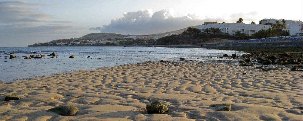 ...abends am Strand von Costa Calma