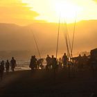 Abends, am Strand von El Rosario