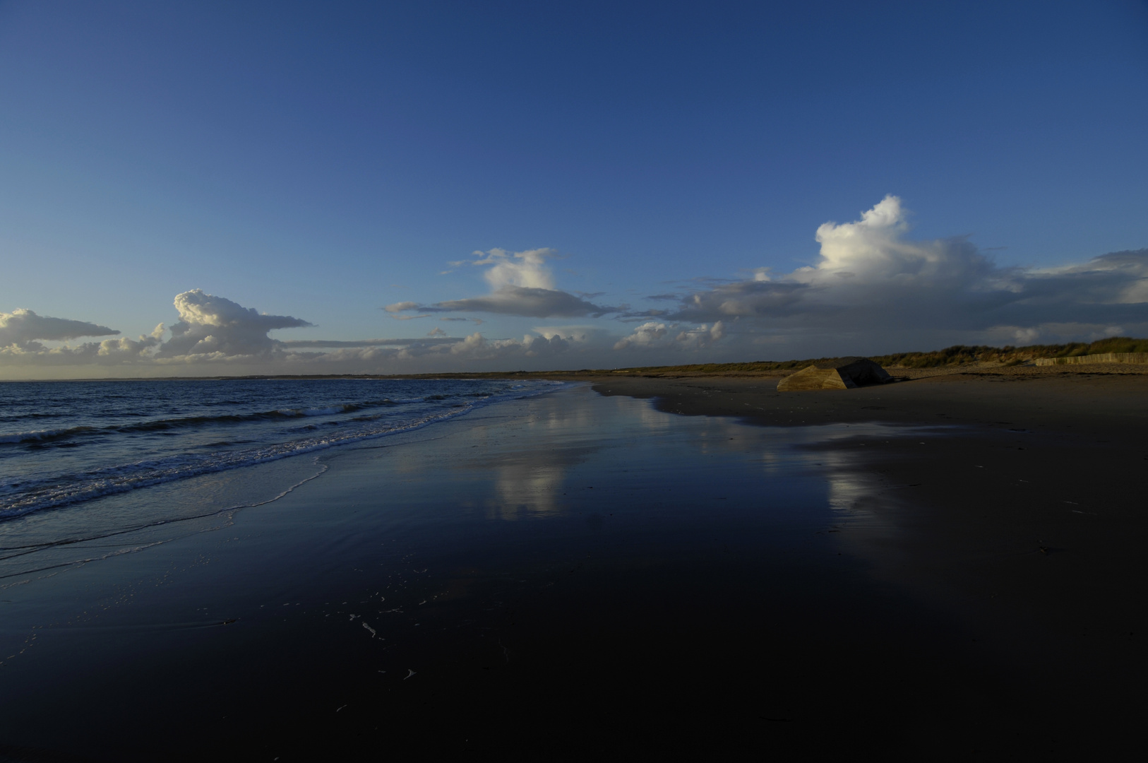 Abends am Strand von Etel (Morbihan)