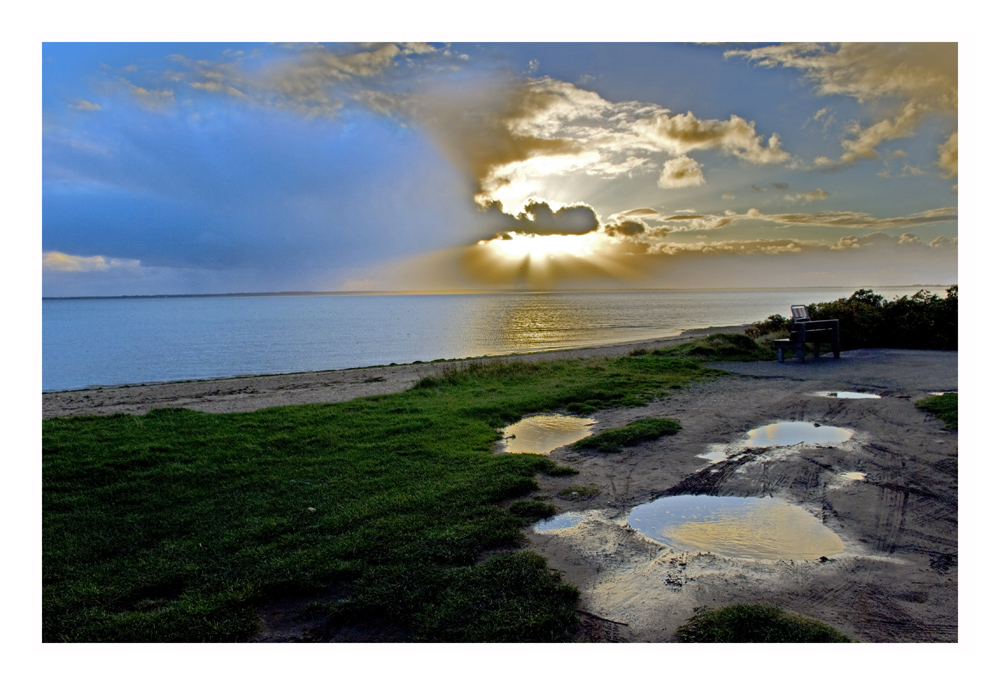 Abends am Strand von Hedehusum