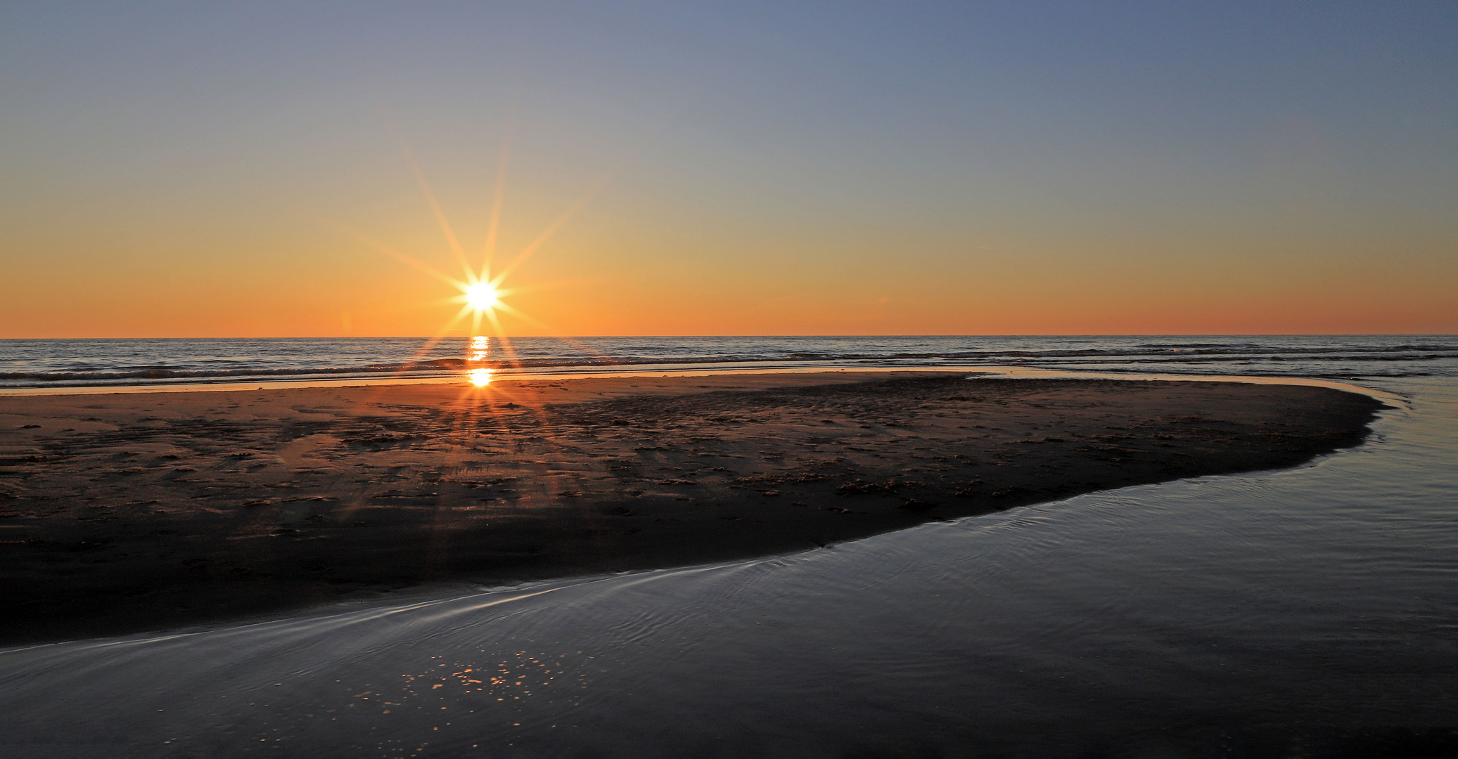 Abends am Strand von Kampen...