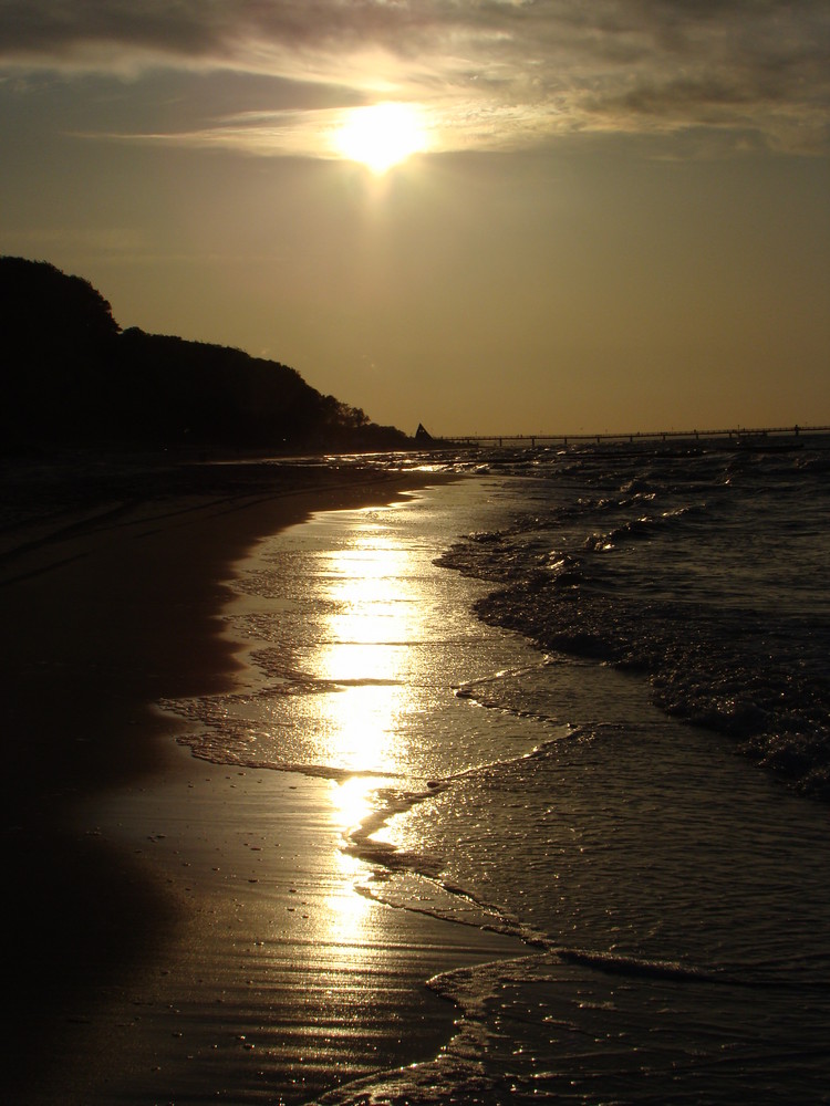 Abends am Strand von Koserow