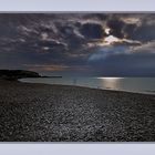 Abends am Strand von Mers-les-Bains