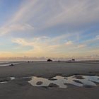 Abends am Strand von Sankt Peter Ording