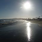 Abends am Strand von Santa Barbara