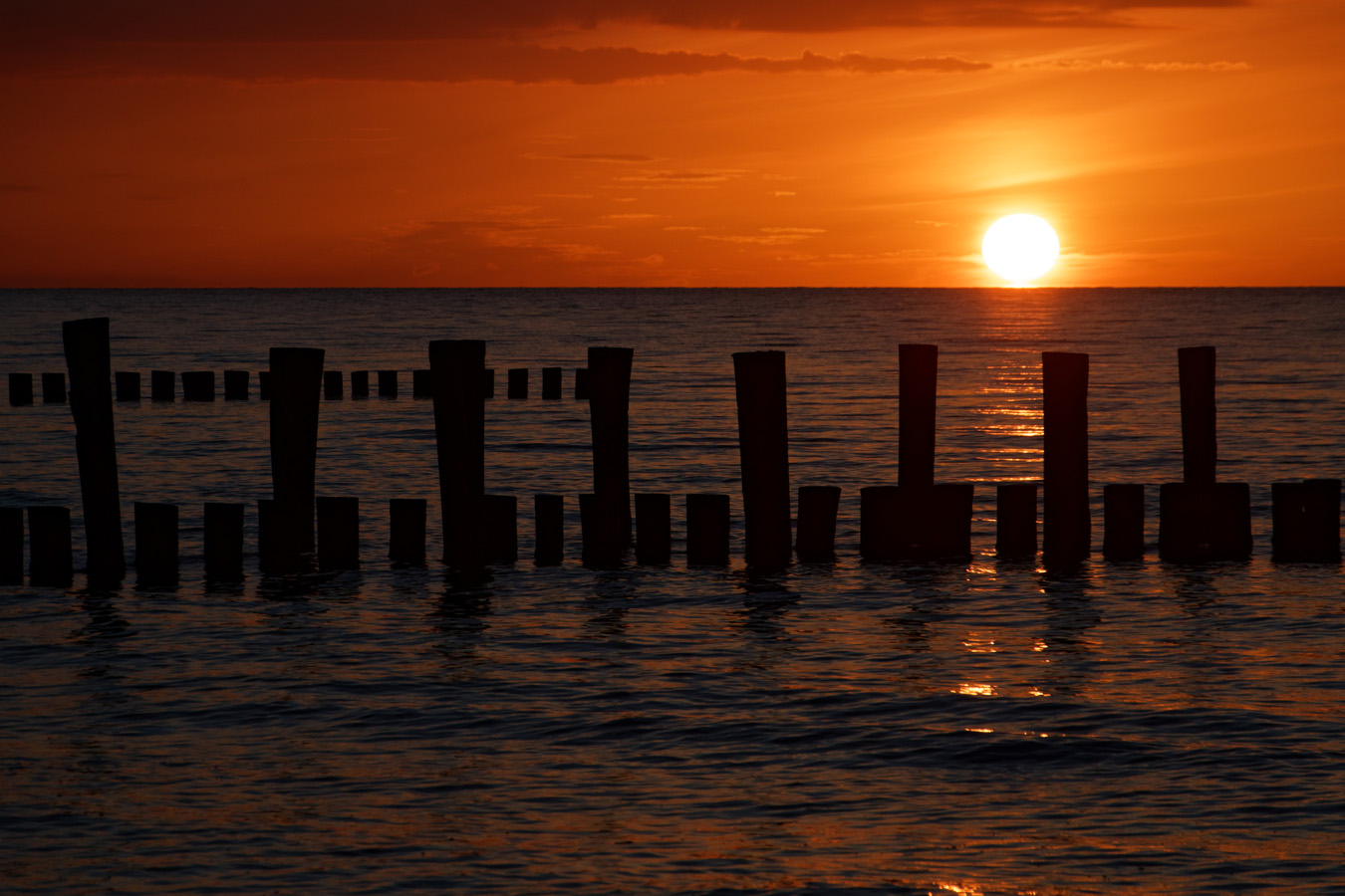 Abends am Strand von Zingst