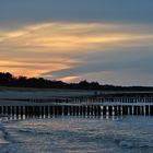 ... abends am Strand von Zingst