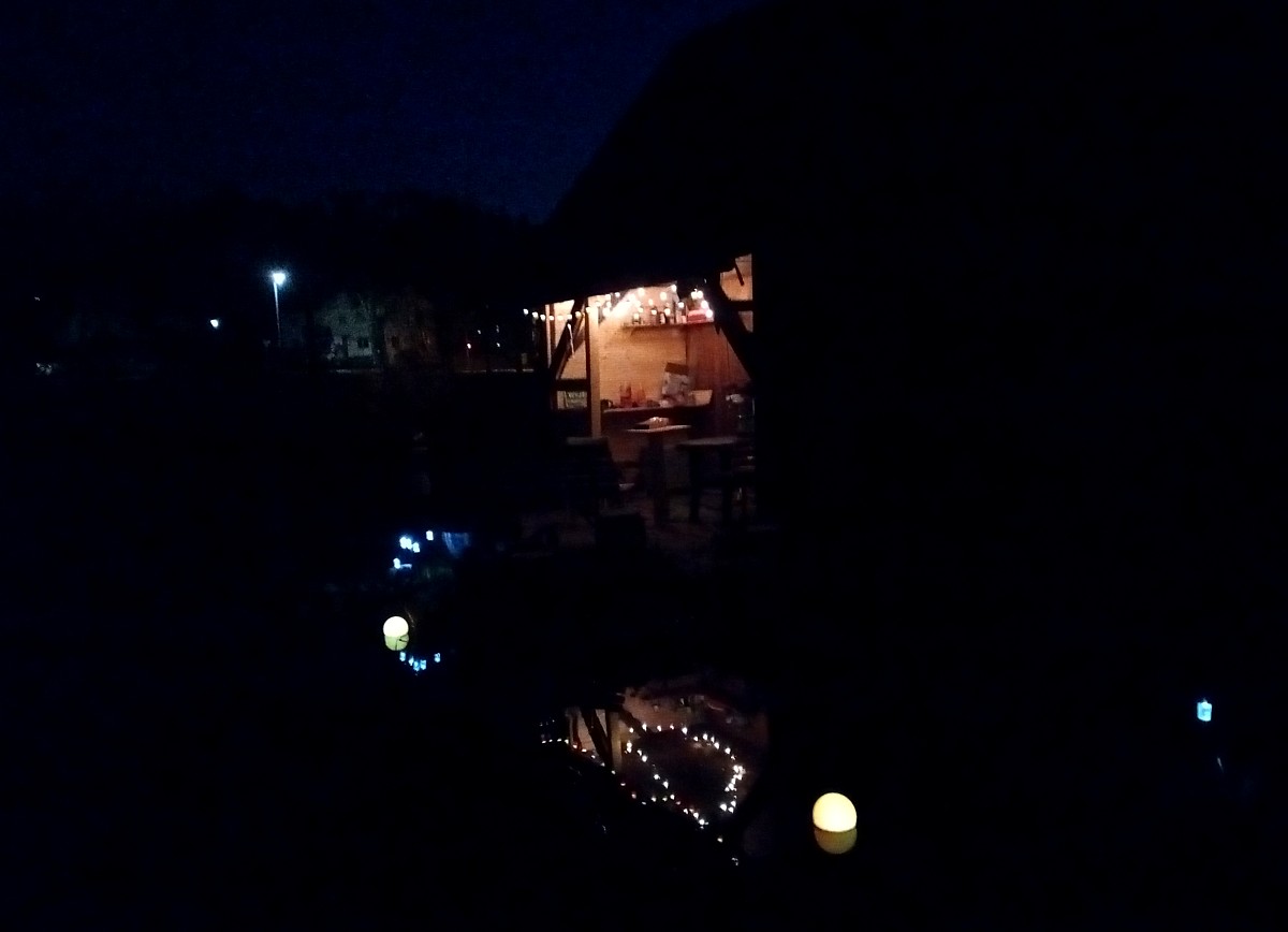 Abends am Teich