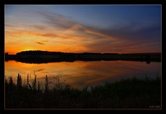 Abends am Teich