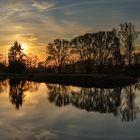 Abends am Teich