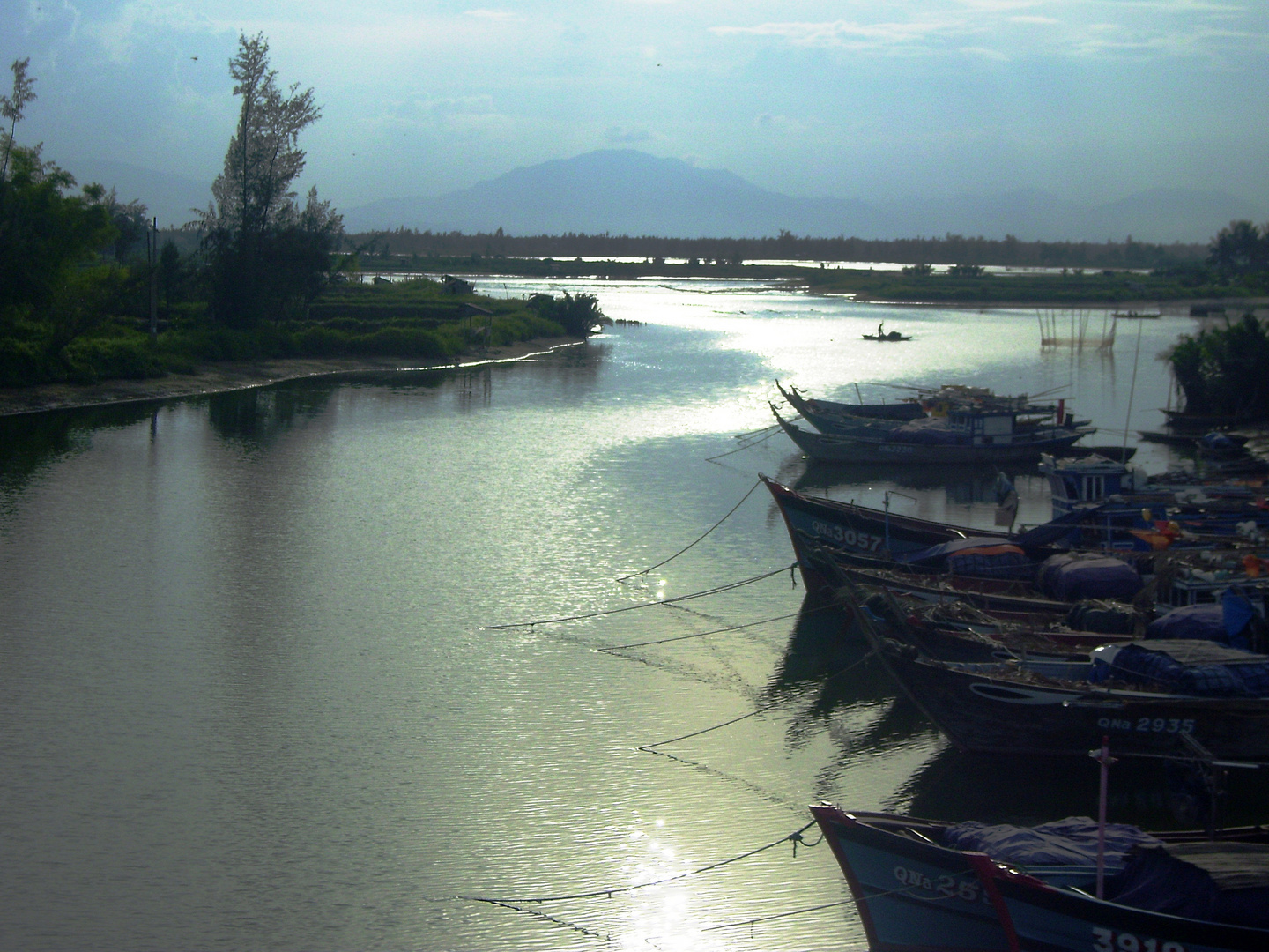 Abends am Thu-Bon-Fluss