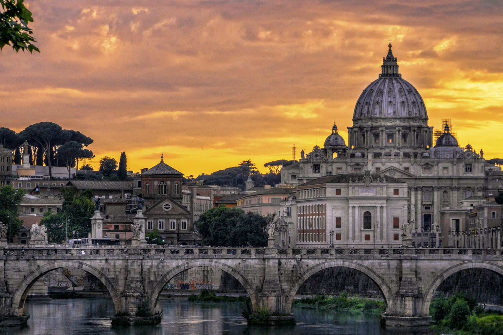 Abends am Tiber