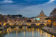 Abends am Tiber