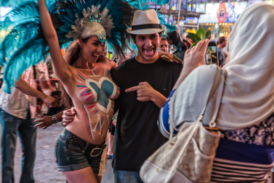 abends am Times Square