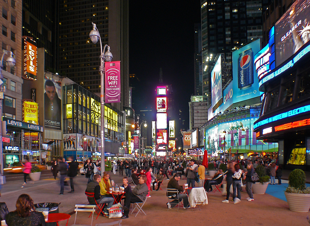 abends am Times Square - die dritte