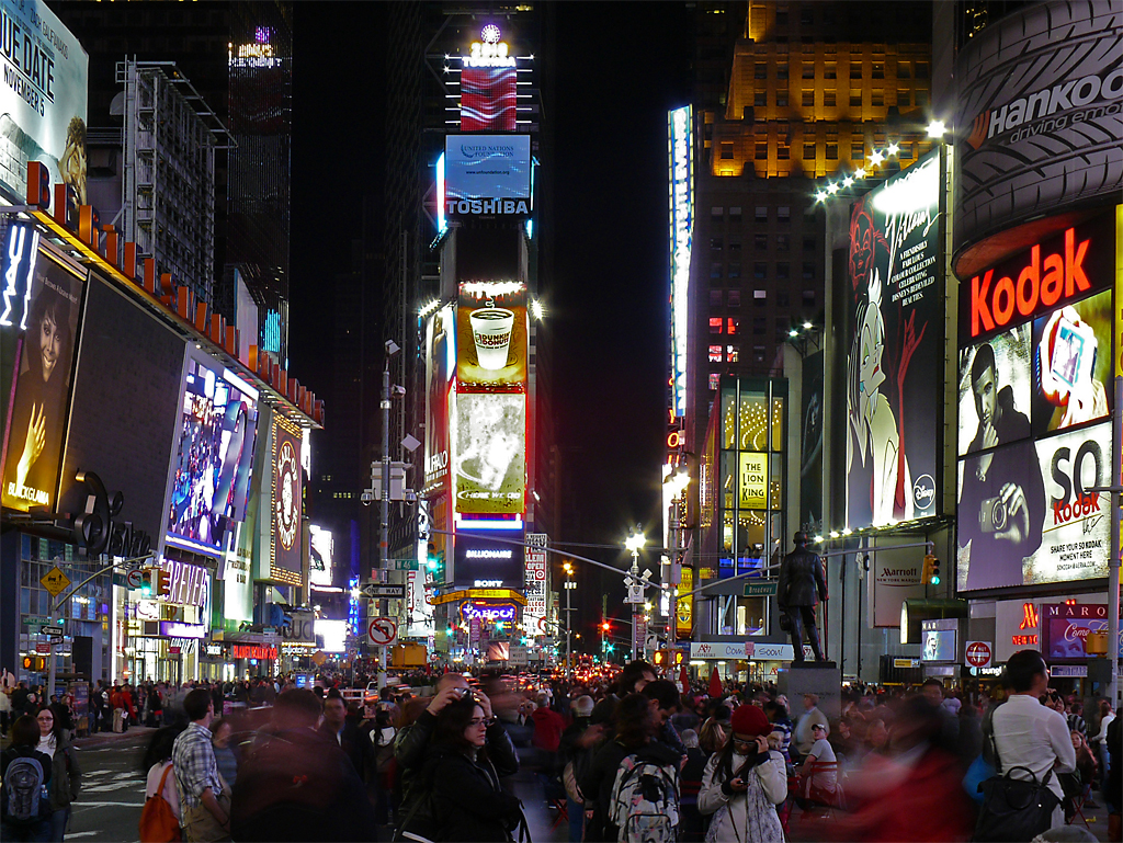 abends am Times Square - die zweite