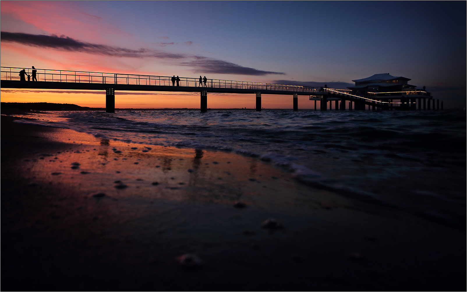 Abends am Timmendorfer Strand...