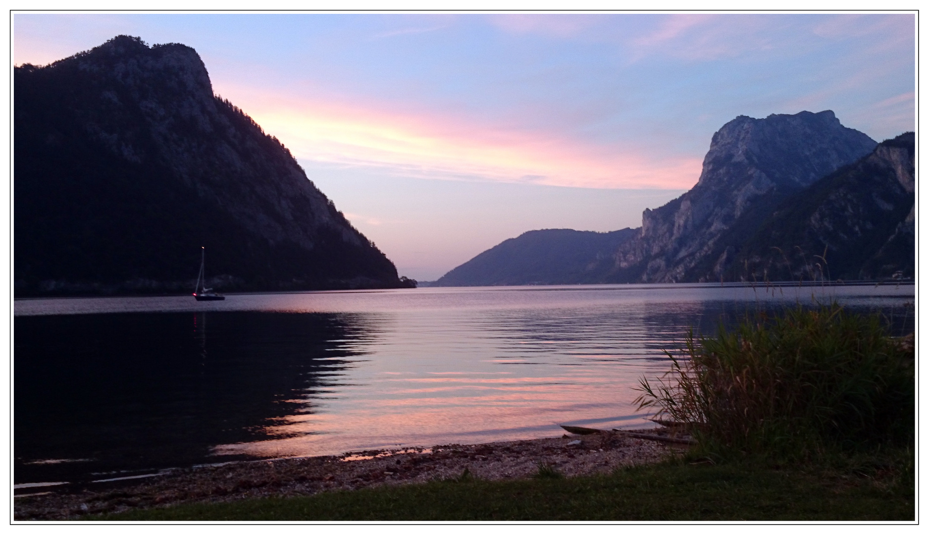 Abend's am Traunsee.