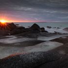 Abends am Uttakleiv Beach