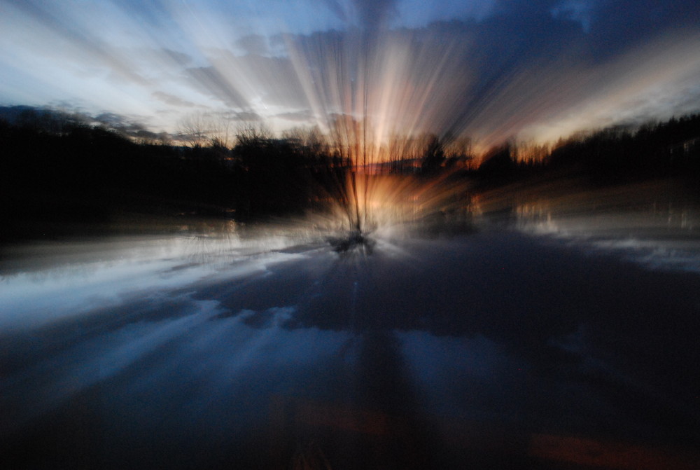 Abends am Wallesau See