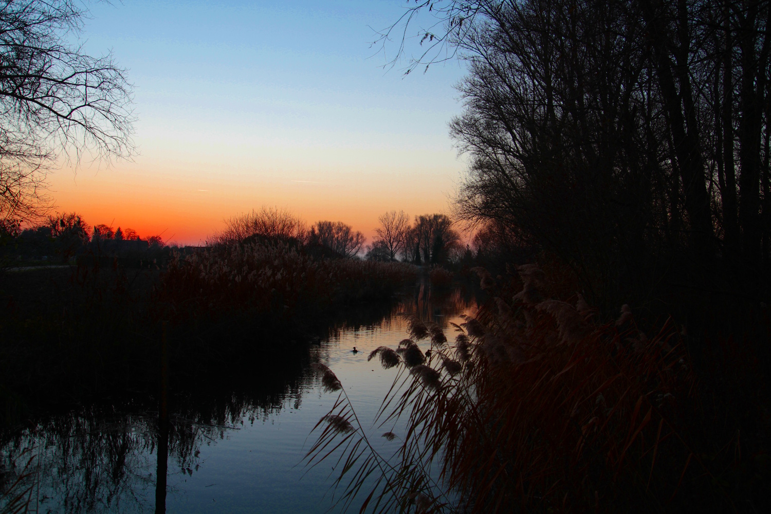 Abends am Wasser