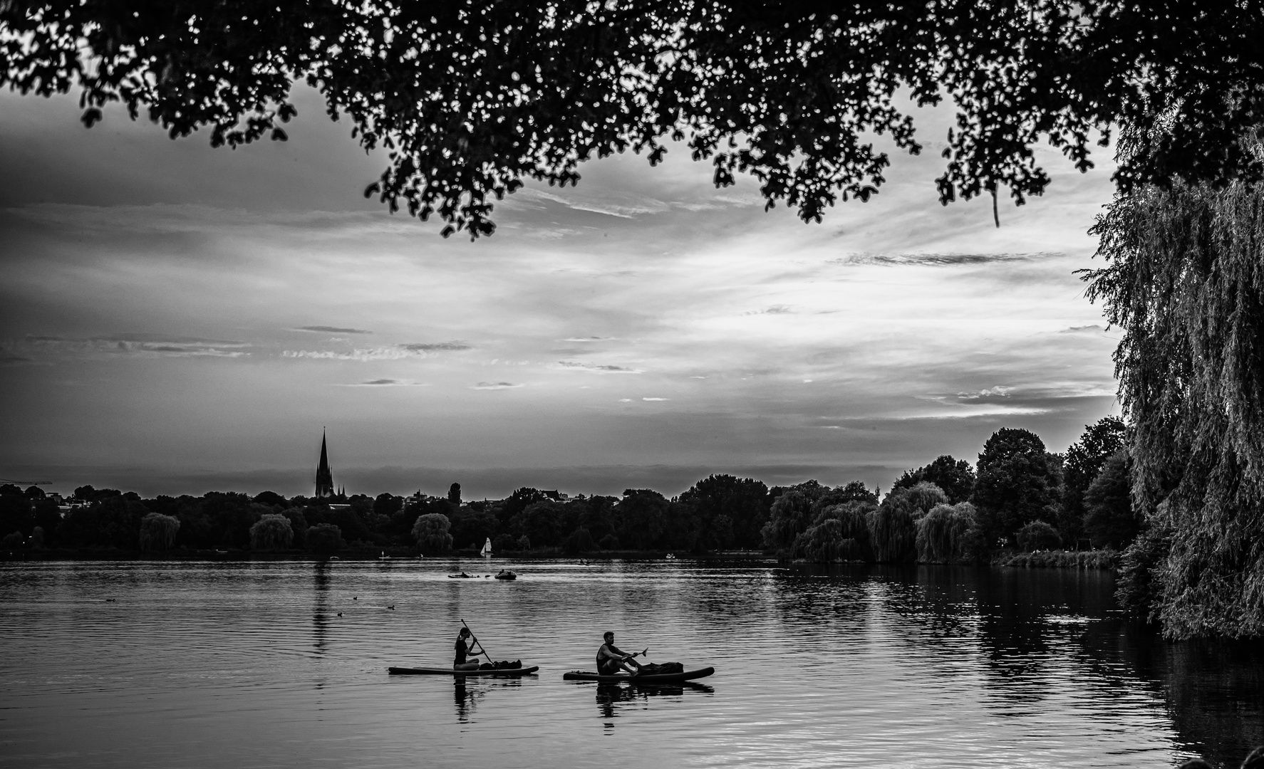 Abends am Wasser